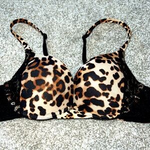 Leopard print bra secret treasures